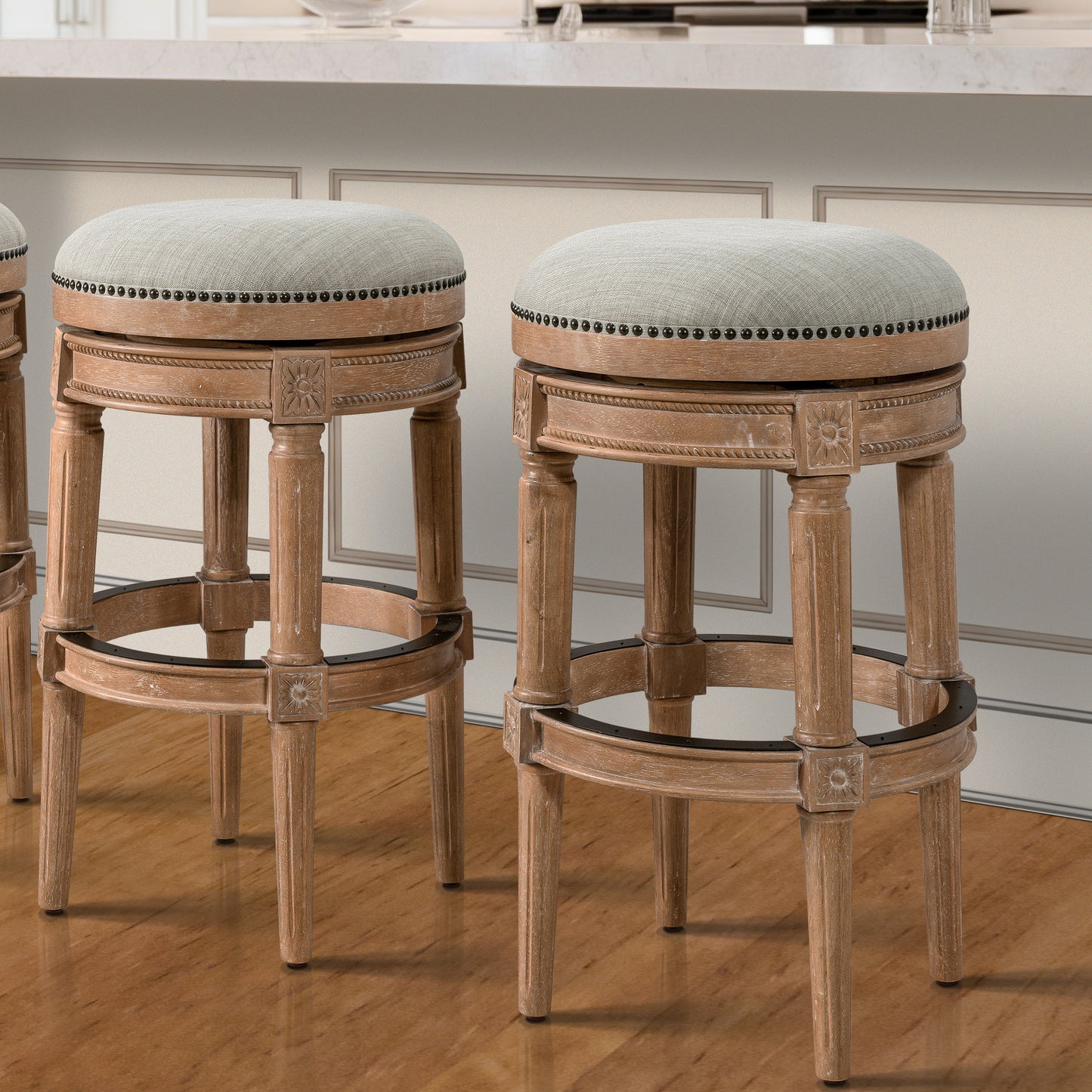 Backless Chapman Barstool in Oak