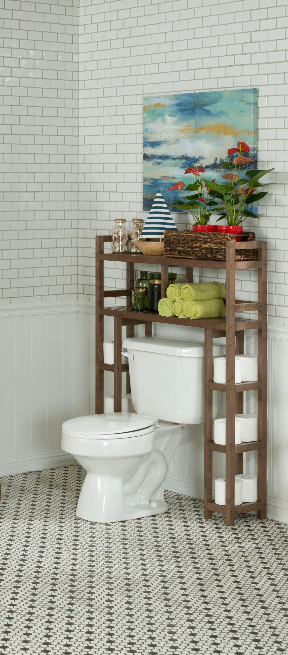 Great Choice Products Over Toilet Organizer Bathroom Storage