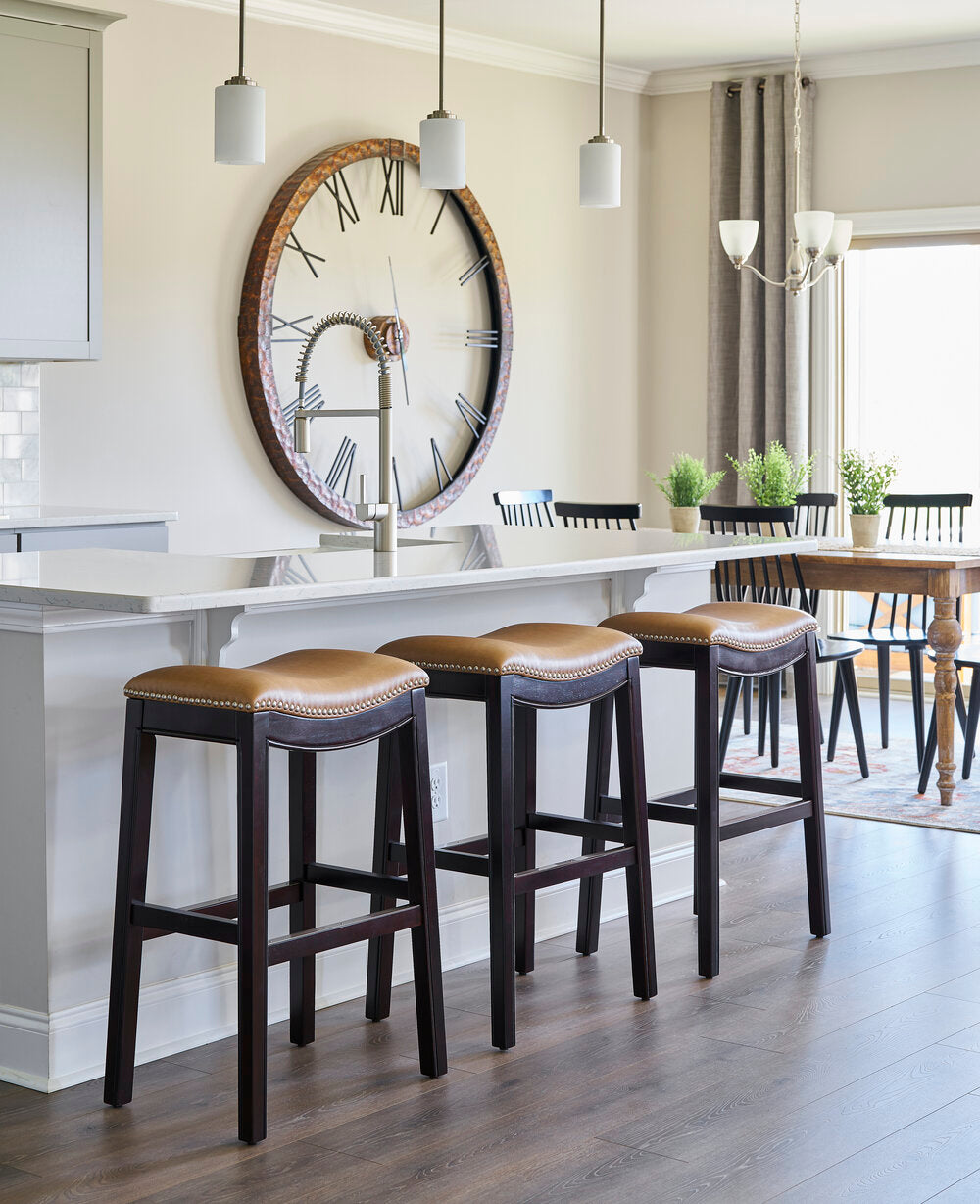 Farmhouse counter deals height bar stools