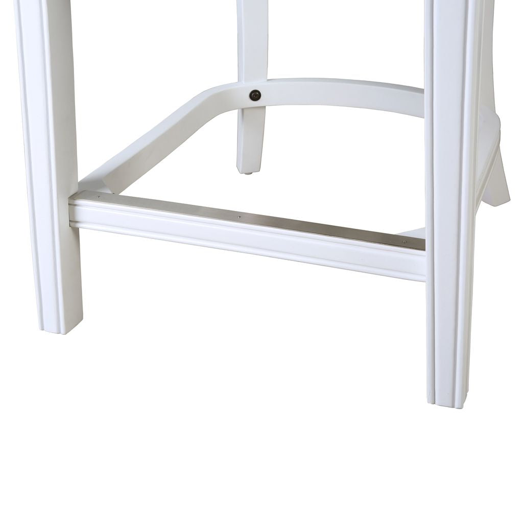 Stella Stool in White & Grey