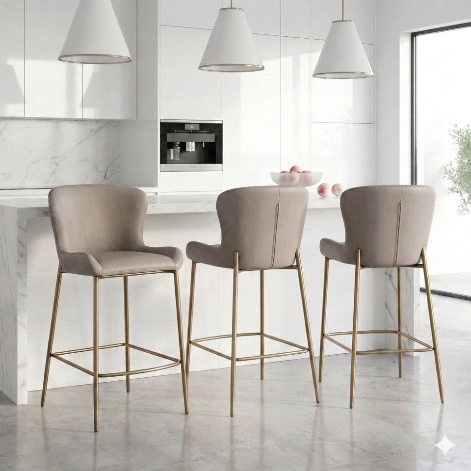 Katy Counter Stool in Grey