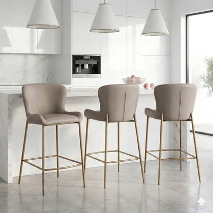 Katy Counter Stool in Grey