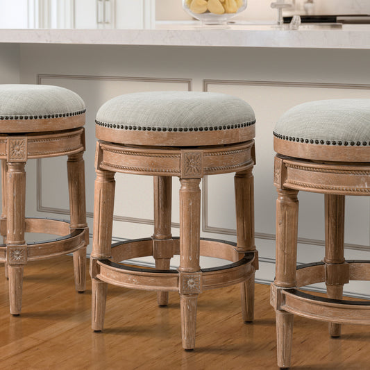 Backless Chapman Barstool in Oak