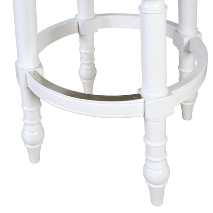 Tiffany Swivel Stool In White