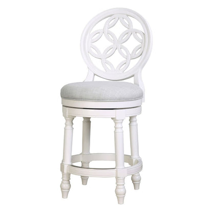 Tiffany Swivel Stool In White