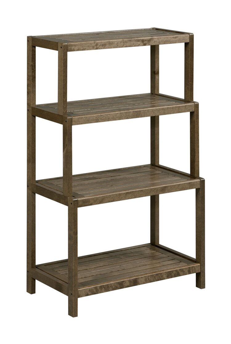 Dunnsville 4 Tier Step Back Shelf Ladder Bookcase