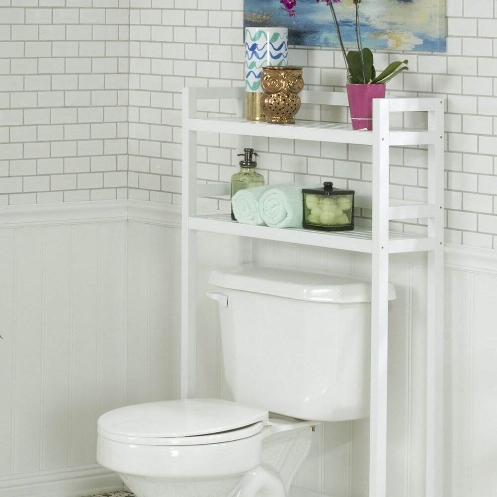 Dunnsville 2-Tier Space Saver for Bathroom Extra Storage - New Ridge Home