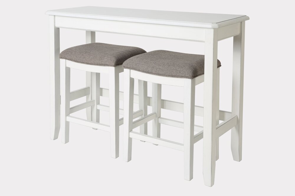 Table with two discount stools